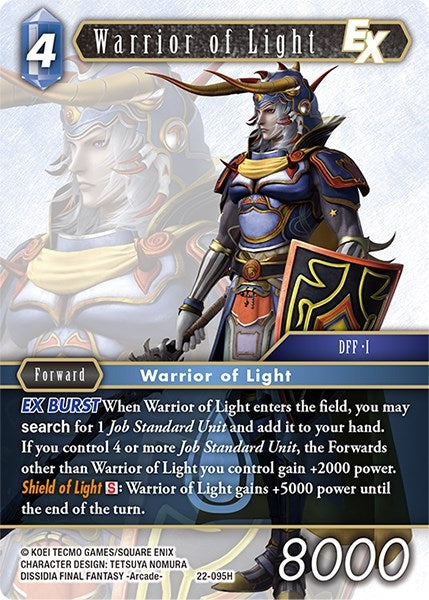 Image for Warrior of Light EX (Hidden Hope) (22-095H) - Final Fantasy TCG