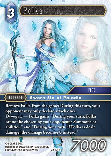 Image for Folka (Hidden Hope) (22-104R) - Final Fantasy TCG