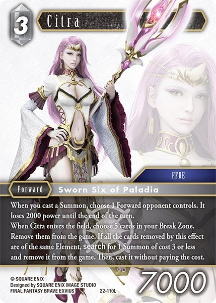 Image for Citra (Hidden Hope) (22-110L) - Final Fantasy TCG