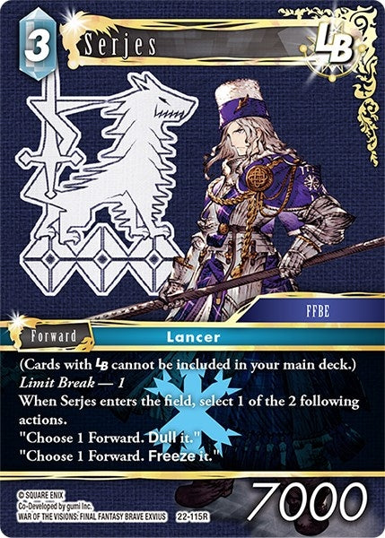 Image for Serjes LB (Hidden Hope) (22-115R) - Final Fantasy TCG