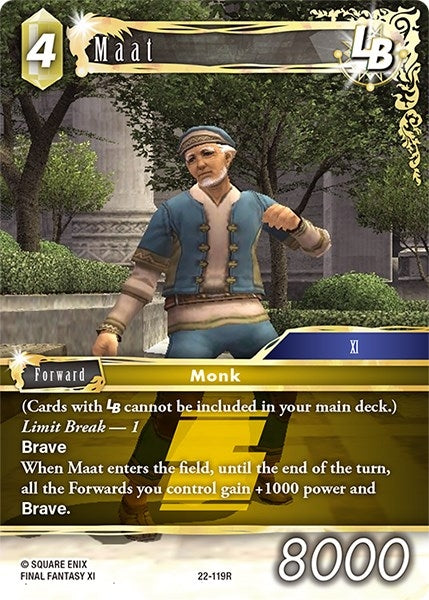 Image for Maat LB (Hidden Hope) (22-119R) - Final Fantasy TCG