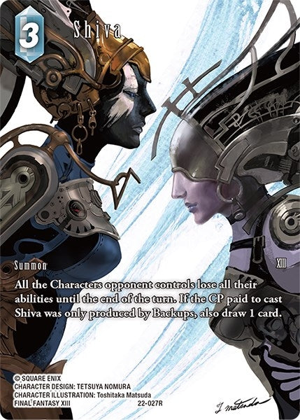 Image for Shiva (Full Art) (Hidden Hope) (22-027R) - Final Fantasy TCG