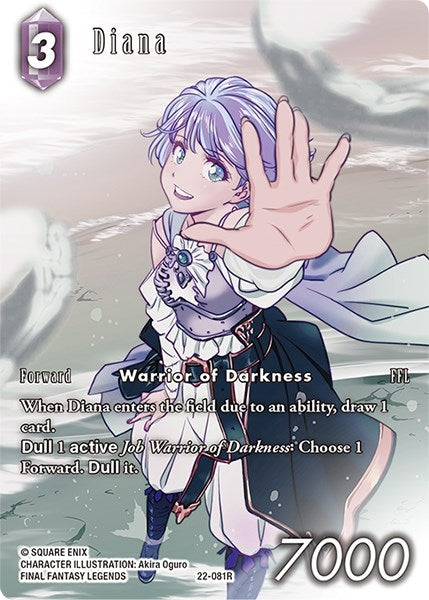 Image for Diana (Full Art) (Hidden Hope) (22-081R) - Final Fantasy TCG