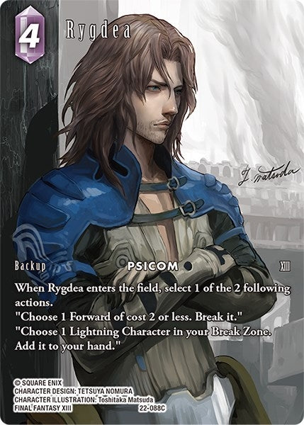 Image for Rygdea (Full Art) (Hidden Hope) (22-088C) - Final Fantasy TCG
