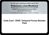 Image for Code Card - SV05: Temporal Forces Booster Pack - Pokemon