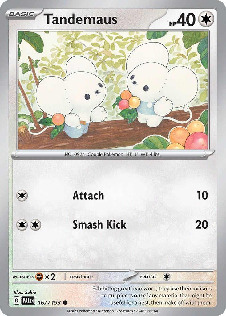Image for Tandemaus (Cosmos Foil) (Miscellaneous Cards & Products) (167/193) - Pokemon
