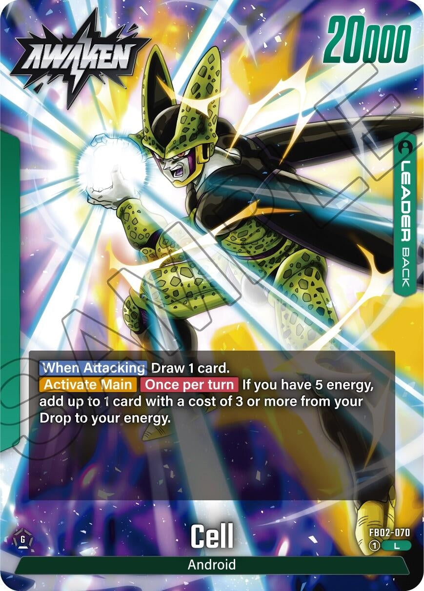 Image for Cell - FB02-070 (Blazing Aura) (FB02-070) - Dragon Ball Super: Fusion World