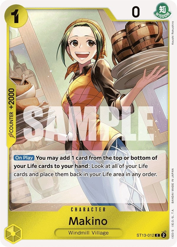 Image for Makino (Ultra Deck: The Three Brothers) (ST13-012) - One Piece Card Game