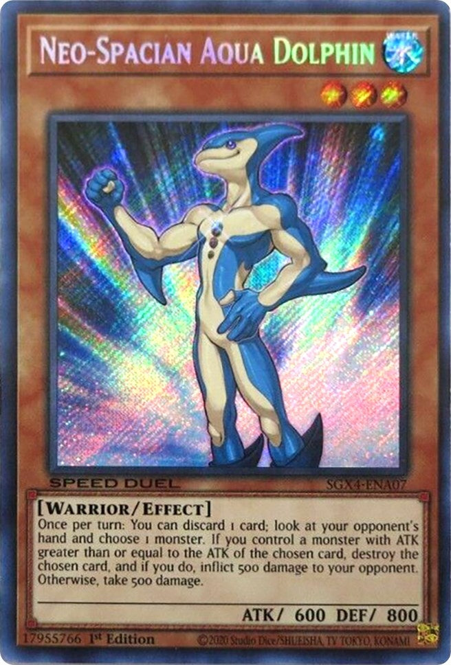 Image for Neo-Spacian Aqua Dolphin (Secret Rare) (Speed Duel GX: Midterm Destruction) (SGX4-ENA07) - YuGiOh