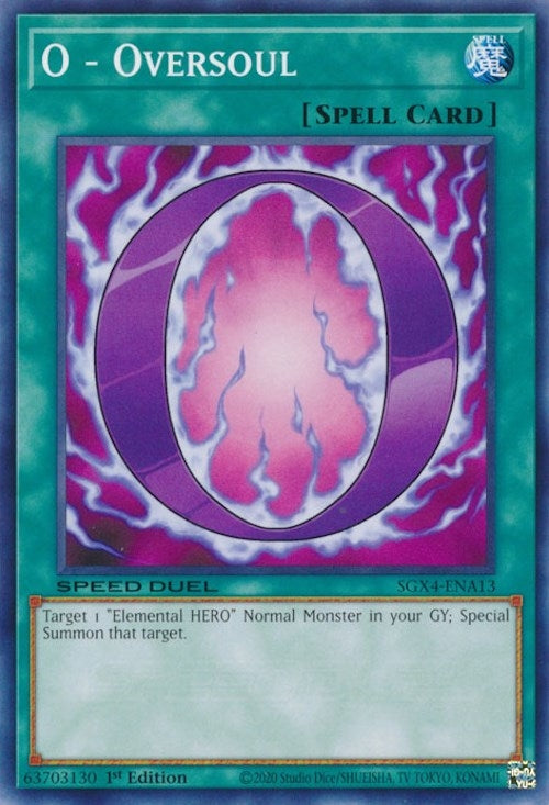 Image for O - Oversoul (Speed Duel GX: Midterm Destruction) (SGX4-ENA13) - YuGiOh