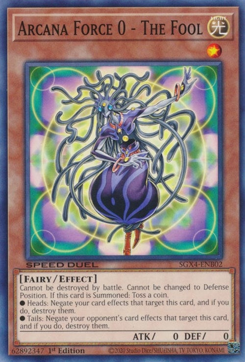 Image for Arcana Force 0 - The Fool (Speed Duel GX: Midterm Destruction) (SGX4-ENB02) - YuGiOh