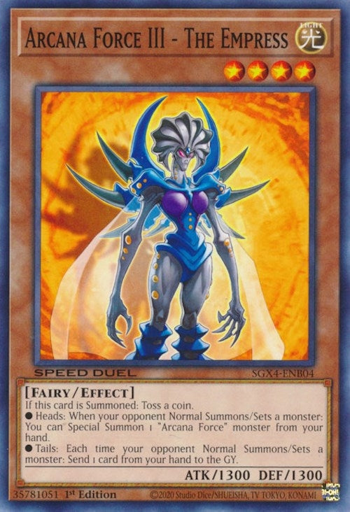 Image for Arcana Force III - The Empress (Speed Duel GX: Midterm Destruction) (SGX4-ENB04) - YuGiOh