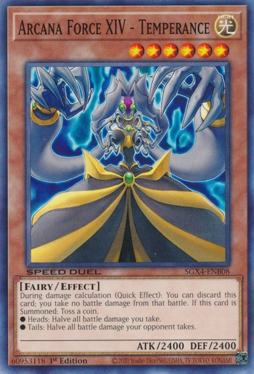 Image for Arcana Force XIV - Temperance (Speed Duel GX: Midterm Destruction) (SGX4-ENB08) - YuGiOh