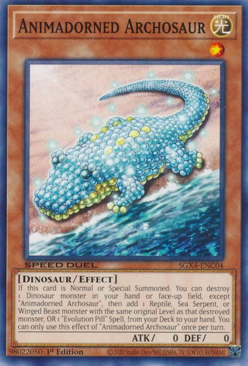 Image for Animadorned Archosaur (Speed Duel GX: Midterm Destruction) (SGX4-ENC04) - YuGiOh