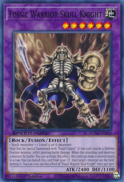 Image for Fossil Warrior Skull Knight (Speed Duel GX: Midterm Destruction) (SGX4-END24) - YuGiOh