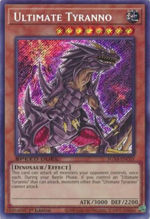 Image for Ultimate Tyranno (Secret Rare) (Speed Duel GX: Midterm Destruction) (SGX4-ENC01) - YuGiOh