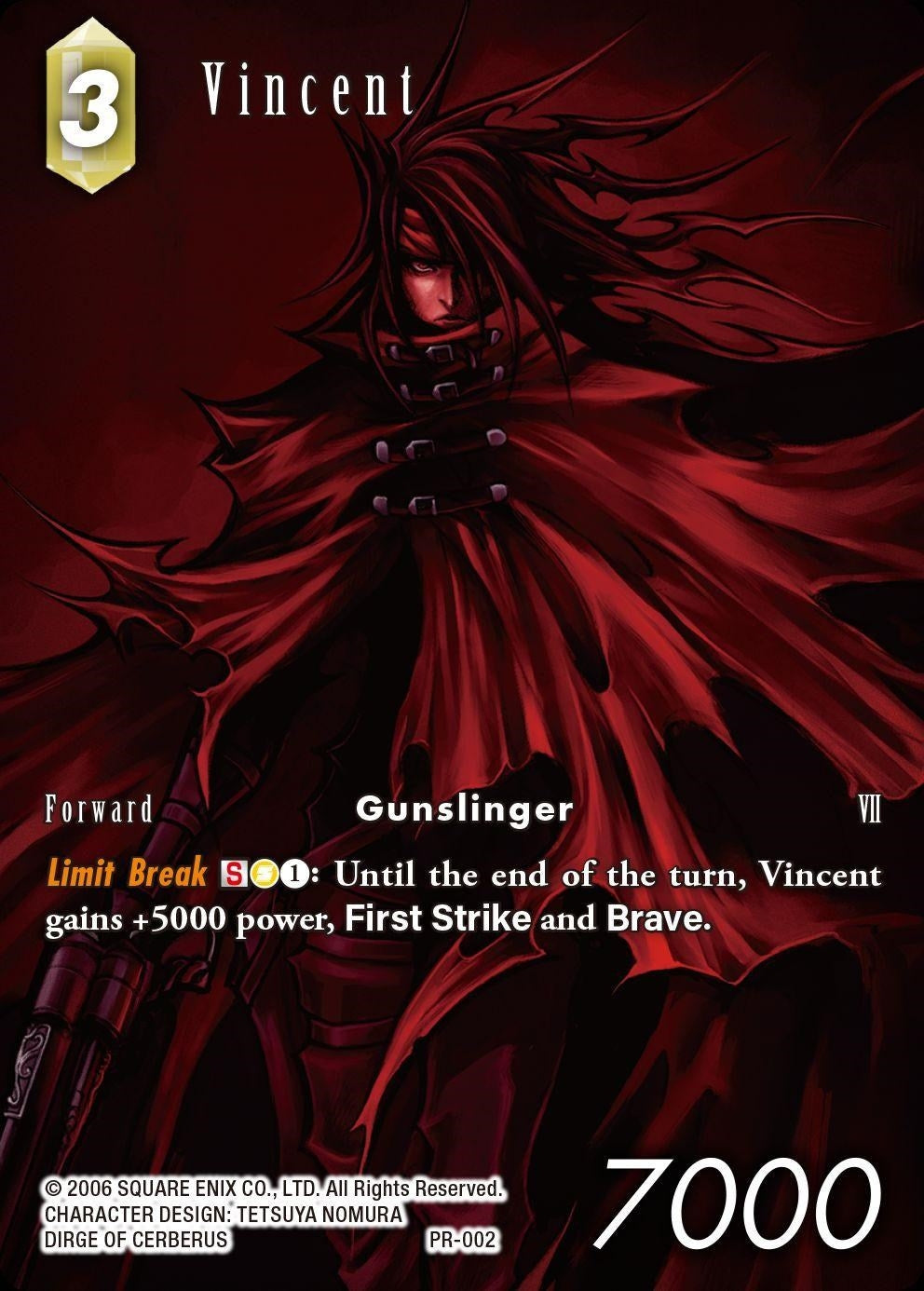 Image for Vincent (Full Art) (FF: Promo Cards) (PR-002) - Final Fantasy TCG
