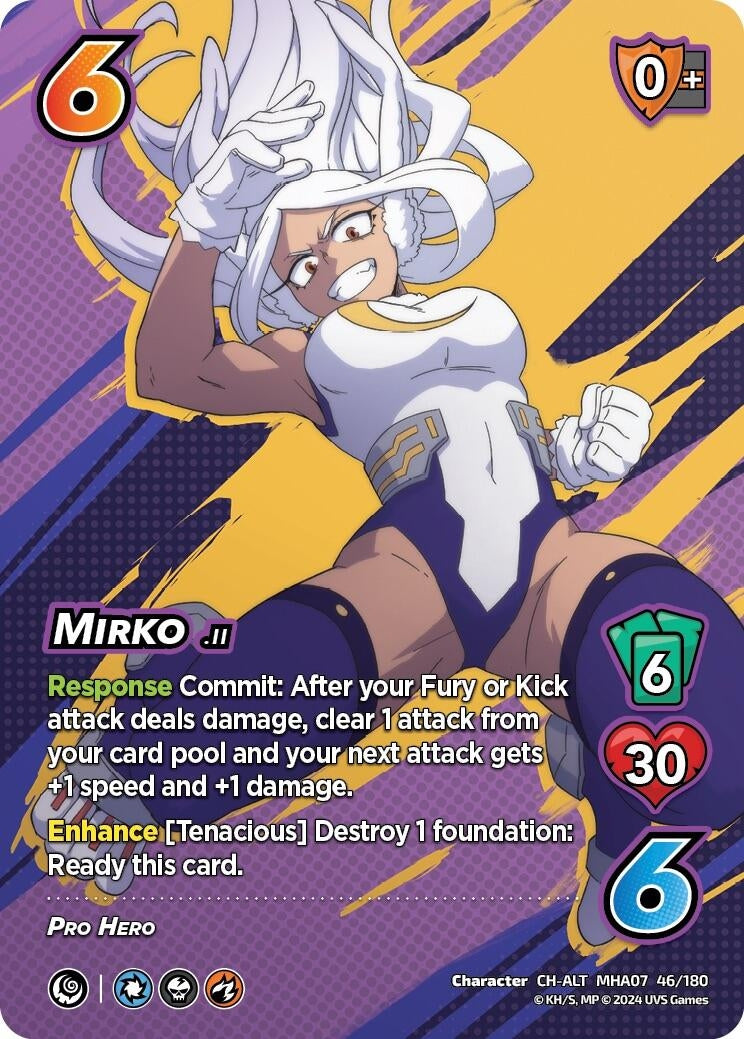 Image for Mirko (Alternate Art) (UniVersus: My Hero Academia: Girl Power) (46/180) - UniVersus