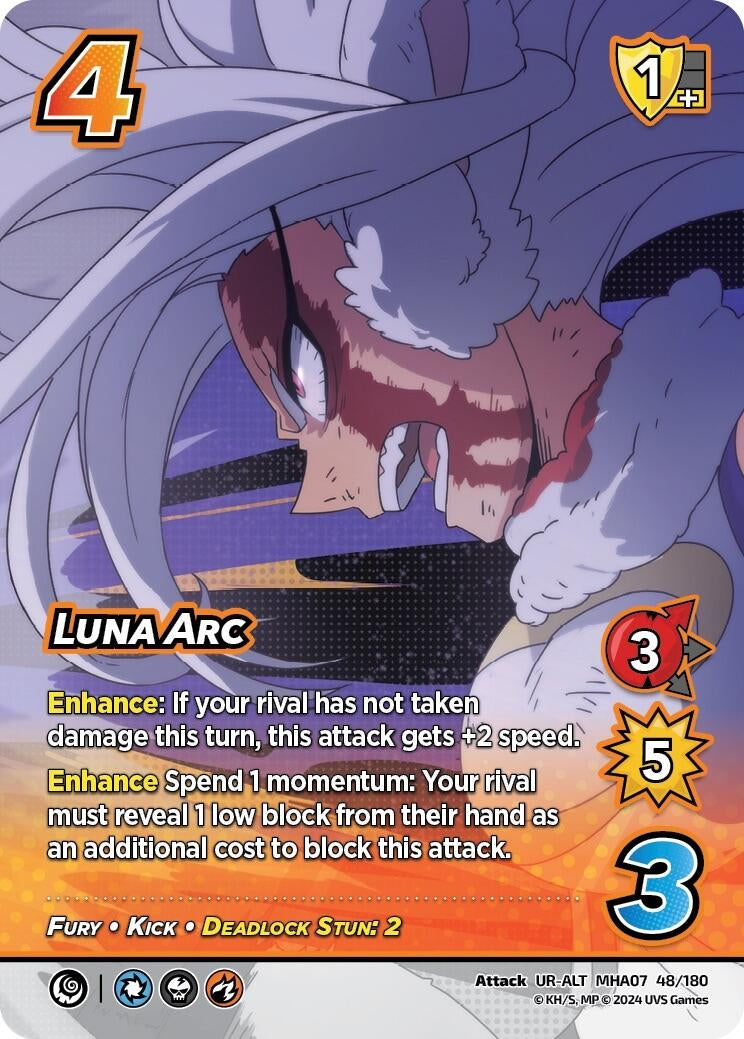 Image for Luna Arc (Alternate Art) (UniVersus: My Hero Academia: Girl Power) (48/180) - UniVersus