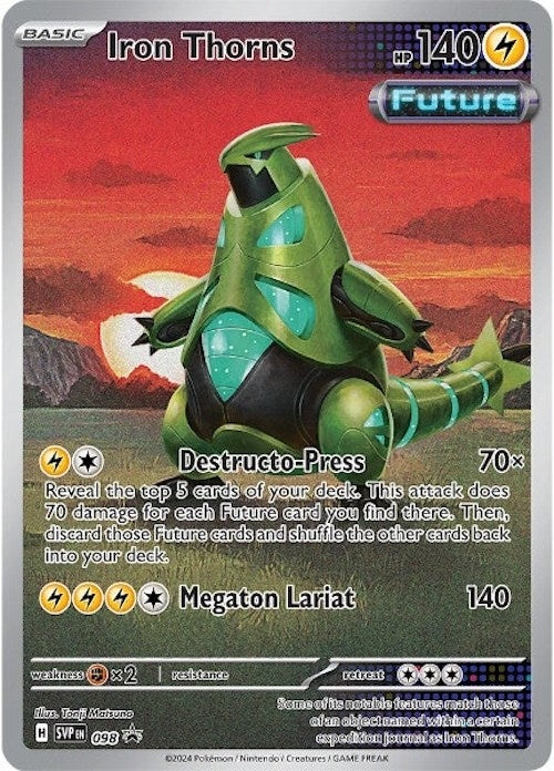 Image for Iron Thorns - 098 (SV: Scarlet & Violet Promo Cards) (098) - Pokemon