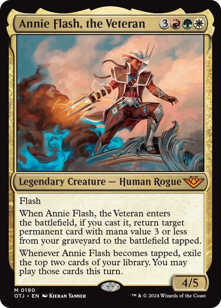 Image for Annie Flash, the Veteran (Outlaws of Thunder Junction) (190) - Magic: The Gathering