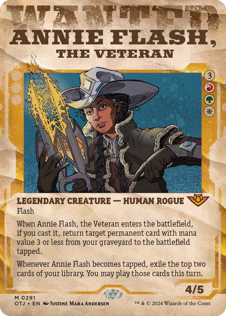 Image for Annie Flash, the Veteran (Showcase) (Outlaws of Thunder Junction) (291) - Magic: The Gathering