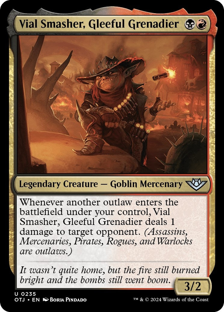 Image for Vial Smasher, Gleeful Grenadier (Outlaws of Thunder Junction) (235) - Magic: The Gathering