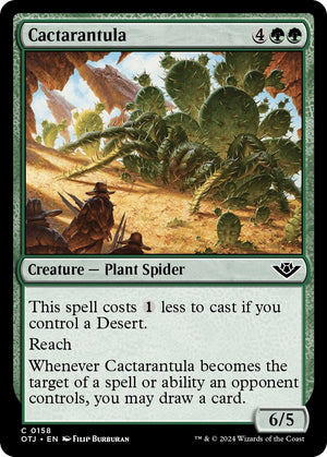 Image for Cactarantula (Outlaws of Thunder Junction) (158) - Magic: The Gathering