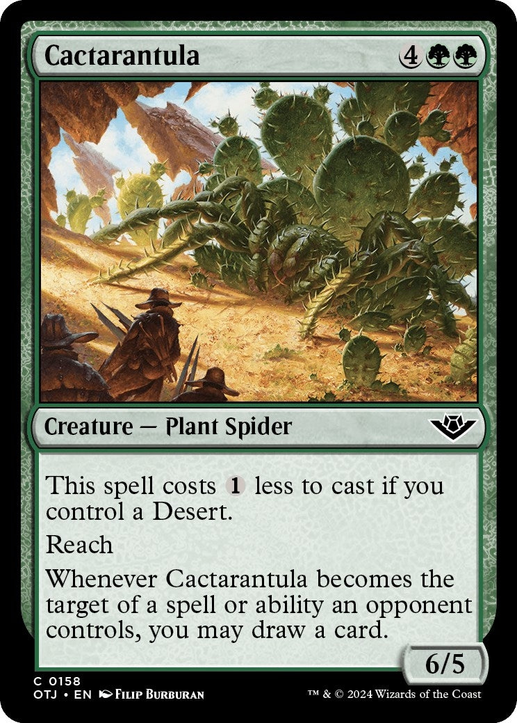 Image for Cactarantula (Outlaws of Thunder Junction) (158) - Magic: The Gathering
