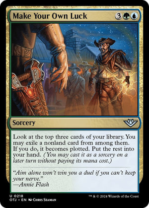 Image for Make Your Own Luck (Outlaws of Thunder Junction) (218) - Magic: The Gathering
