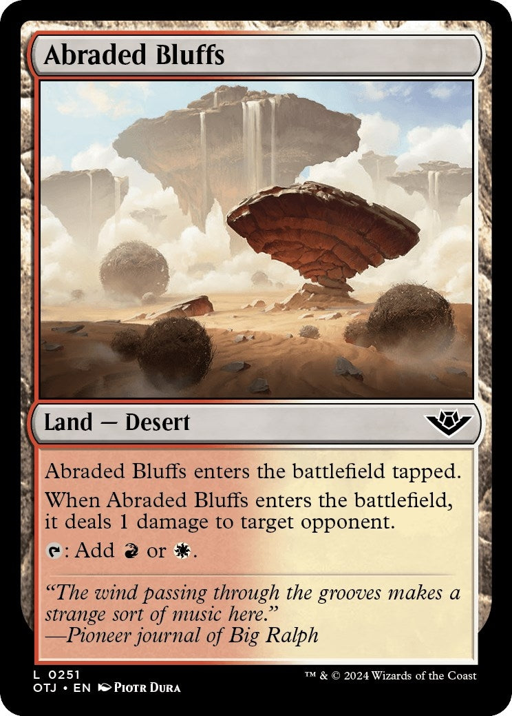 Image for Abraded Bluffs (Outlaws of Thunder Junction) (251) - Magic: The Gathering
