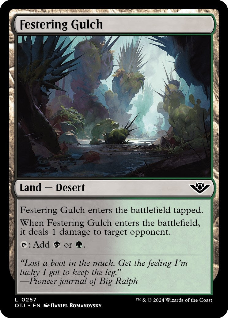 Image for Festering Gulch (Outlaws of Thunder Junction) (257) - Magic: The Gathering