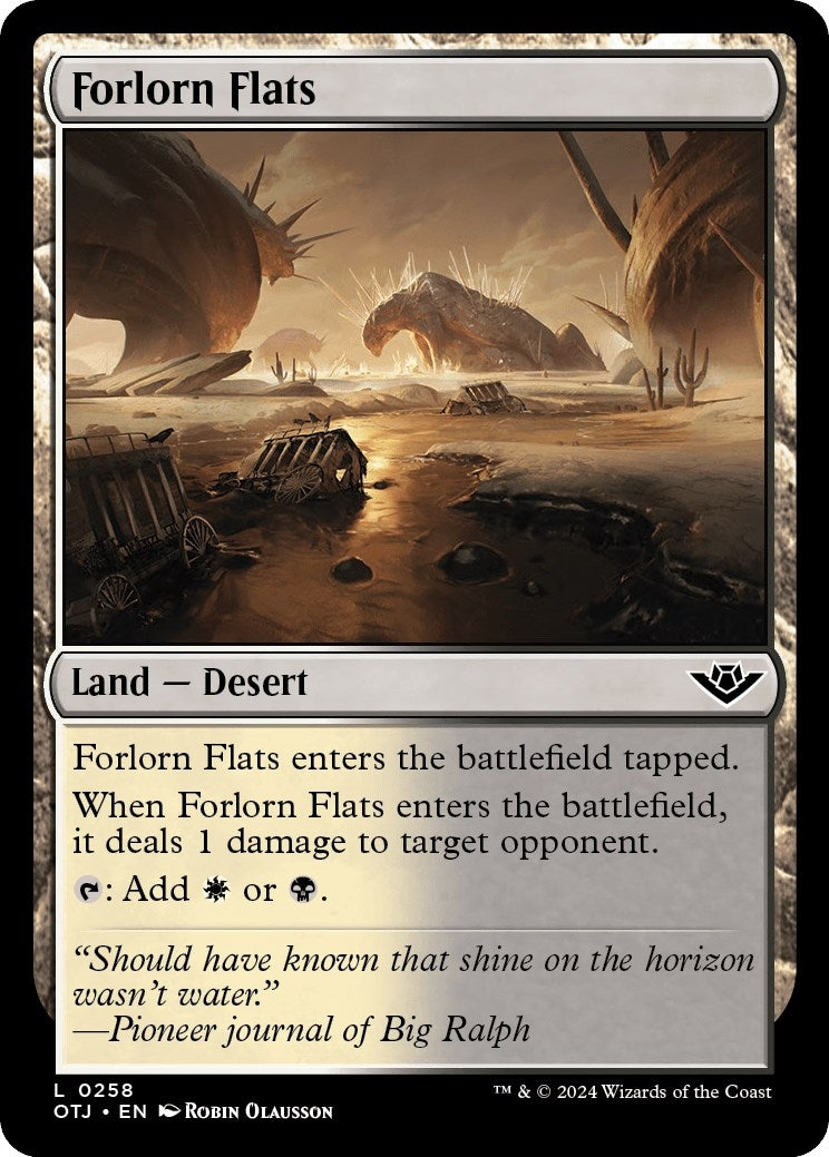 Image for Forlorn Flats (Outlaws of Thunder Junction) (258) - Magic: The Gathering