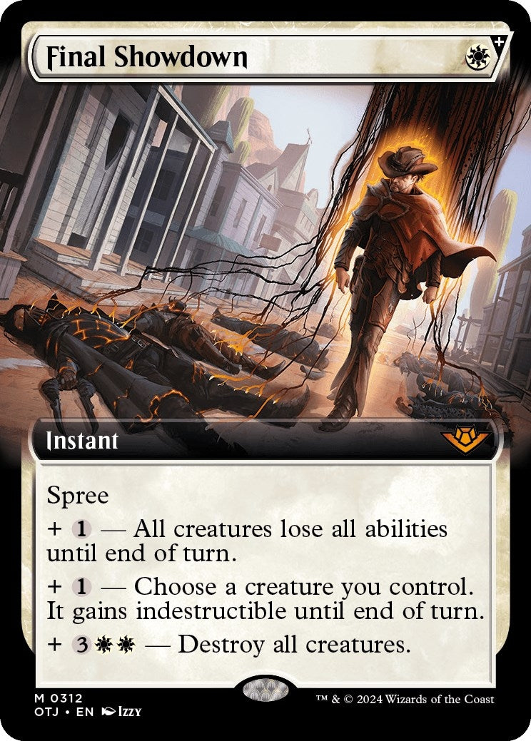 Image for Final Showdown (Extended Art) (Outlaws of Thunder Junction) (312) - Magic: The Gathering