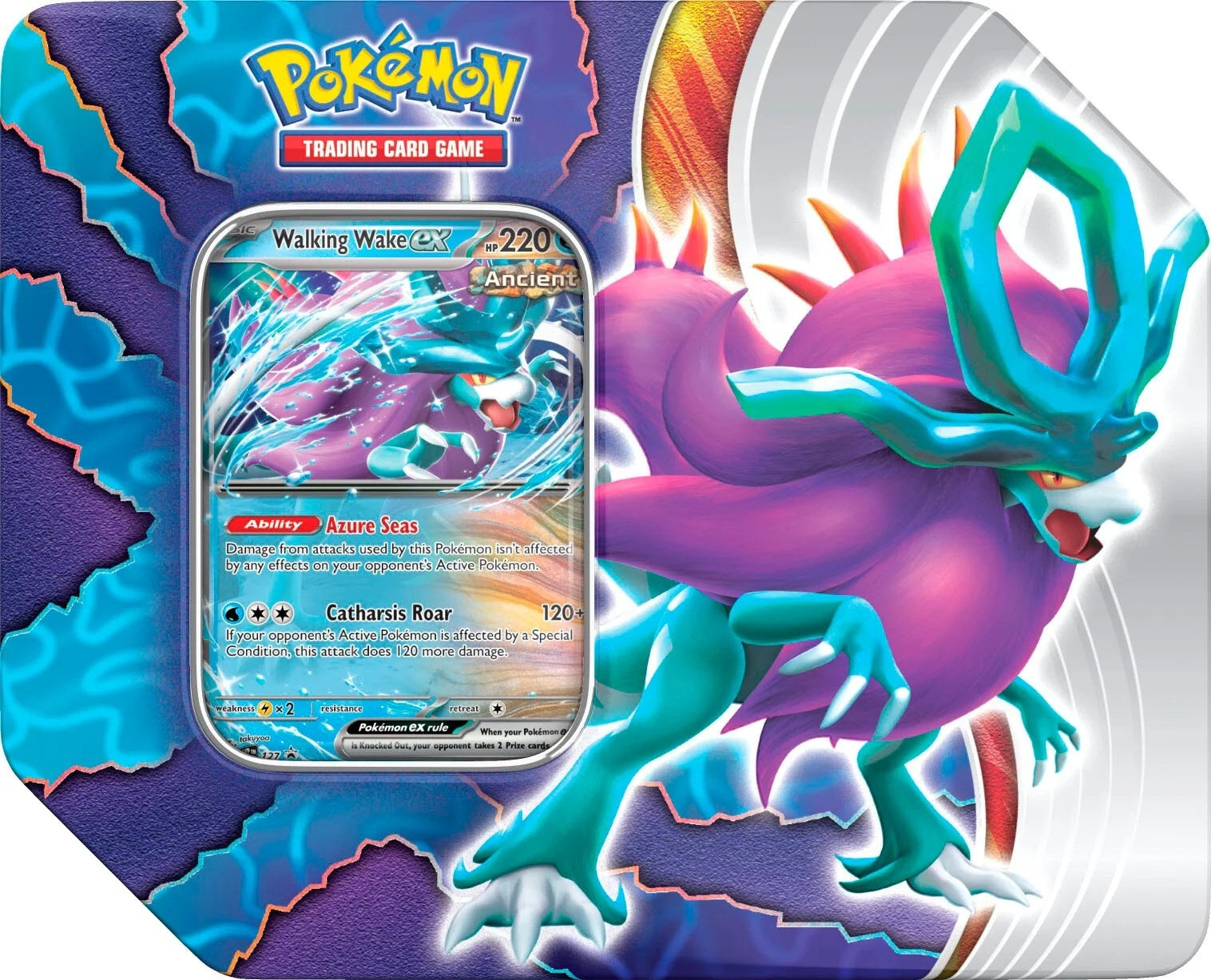 Image for Paradox Clash Tin [Walking Wake ex] - Pokemon