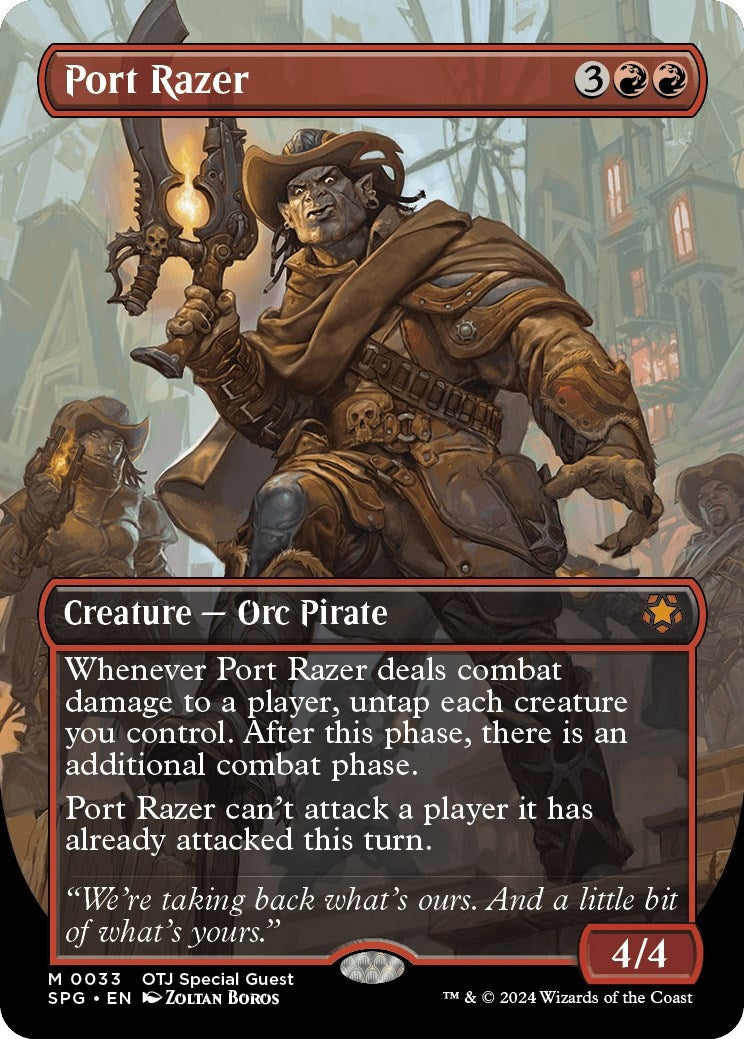 Image for Port Razer (Borderless) (Special Guests) (33) - Magic: The Gathering