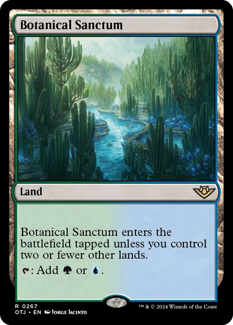 Image for Botanical Sanctum (Outlaws of Thunder Junction) (267) - Magic: The Gathering