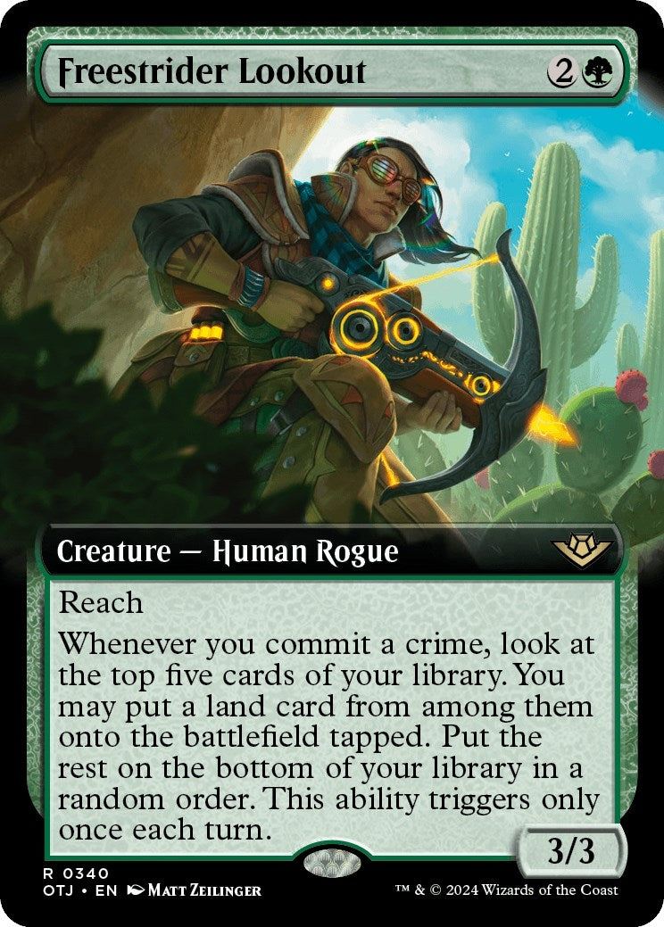 Image for Freestrider Lookout (Extended Art) (Outlaws of Thunder Junction) (340) - Magic: The Gathering