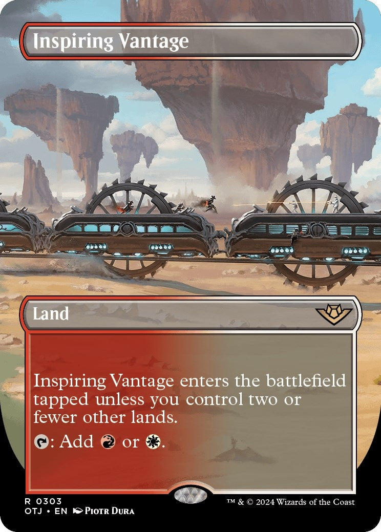 Image for Inspiring Vantage (Borderless) (Outlaws of Thunder Junction) (303) - Magic: The Gathering
