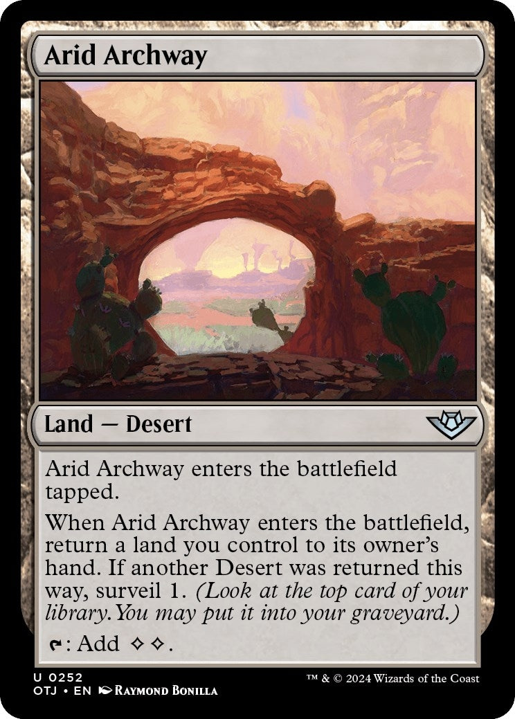 Image for Arid Archway (Outlaws of Thunder Junction) (252) - Magic: The Gathering
