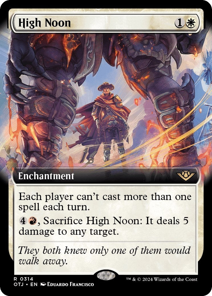 Image for High Noon (Extended Art) (Outlaws of Thunder Junction) (314) - Magic: The Gathering