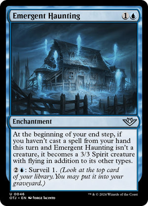 Image for Emergent Haunting (Outlaws of Thunder Junction) (46) - Magic: The Gathering