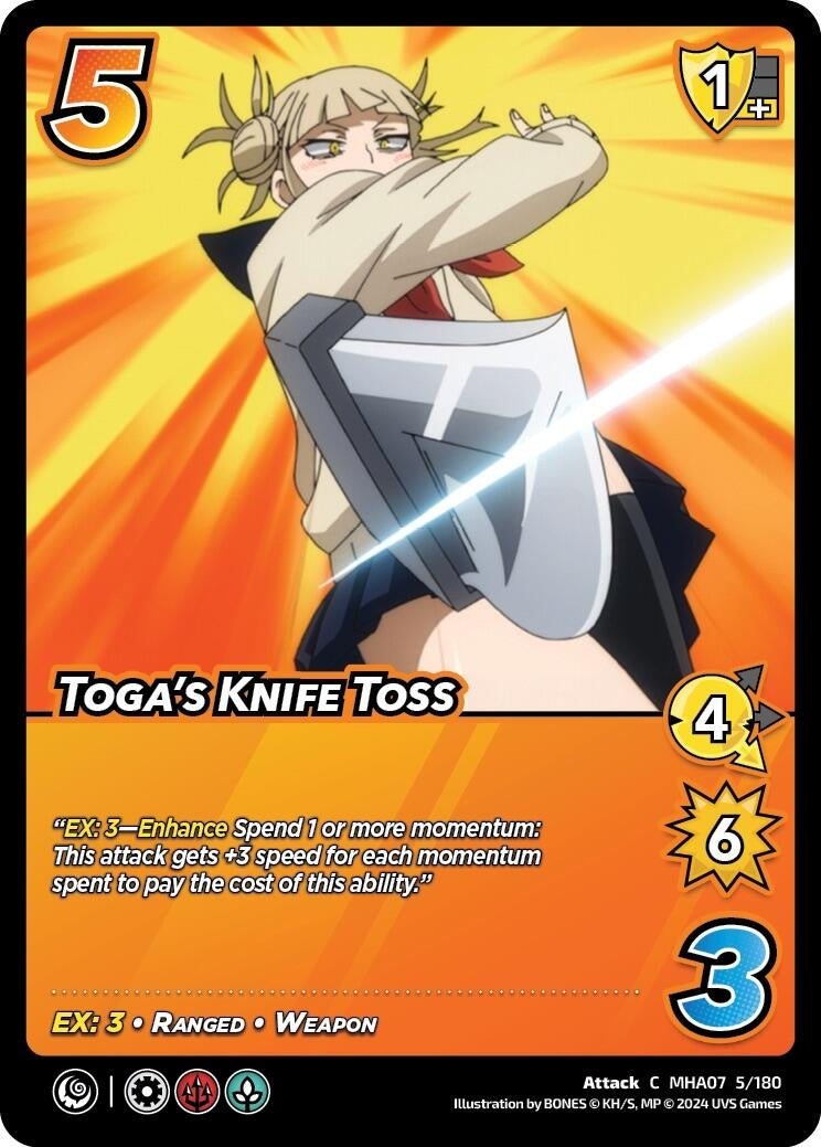 Image for Toga's Knife Toss (UniVersus: My Hero Academia: Girl Power) (5/180) - UniVersus