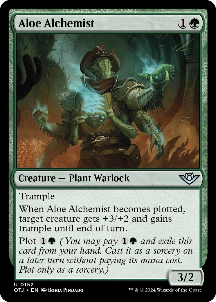 Image for Aloe Alchemist (Outlaws of Thunder Junction) (152) - Magic: The Gathering