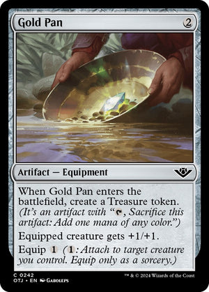 Image for Gold Pan (Outlaws of Thunder Junction) (242) - Magic: The Gathering