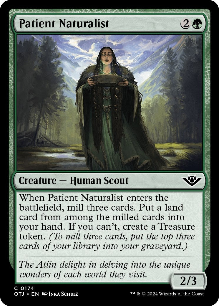 Image for Patient Naturalist (Outlaws of Thunder Junction) (174) - Magic: The Gathering