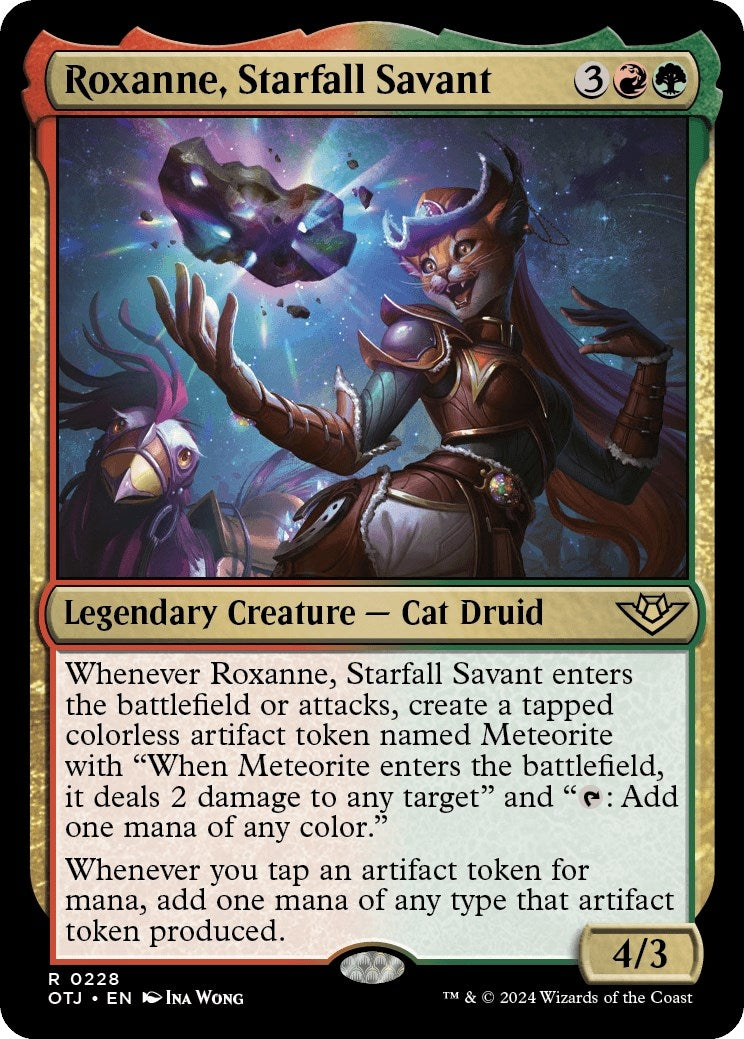 Image for Roxanne, Starfall Savant (Outlaws of Thunder Junction) (228) - Magic: The Gathering