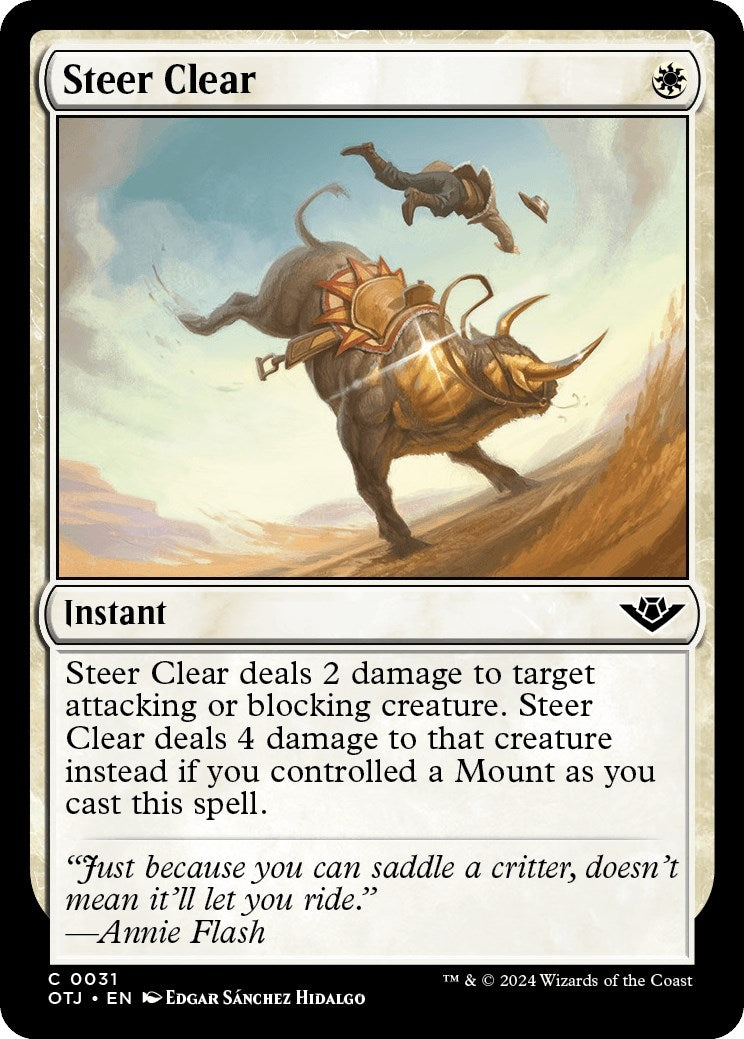 Image for Steer Clear (Outlaws of Thunder Junction) (31) - Magic: The Gathering