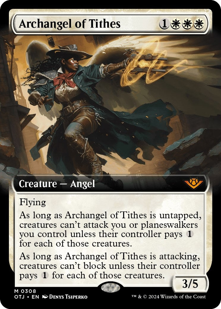 Image for Archangel of Tithes (Extended Art) (Outlaws of Thunder Junction) (308) - Magic: The Gathering