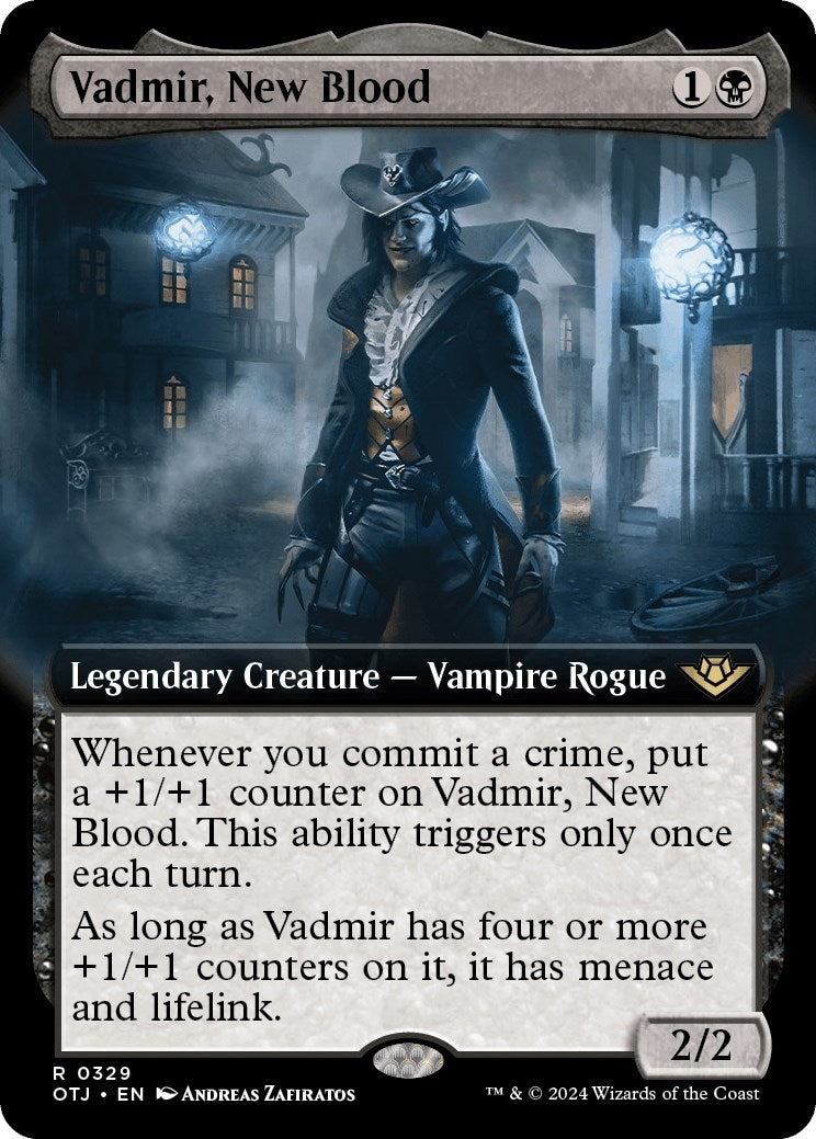 Image for Vadmir, New Blood (Extended Art) (Outlaws of Thunder Junction) (329) - Magic: The Gathering